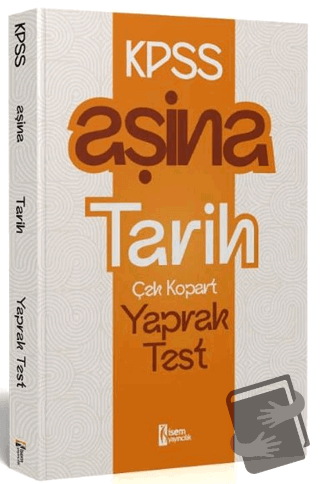 2025 KPSS Aşina Tarih Çek Kopart Yaprak Test - Kolektif - İSEM Yayıncı