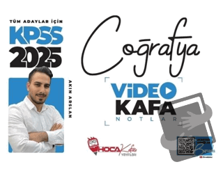 2025 KPSS Coğrafya Video Kafa Notlar - Akın Arslan - Hoca Kafası Yayın