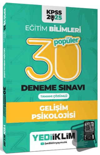 2025 KPSS Eğitim Bilimleri 30 Gelişim Psikolojisi Tamamı Çözümlü Denem