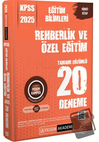 2025 KPSS Eğitim Bilimleri Rehberlik ve Özel Eğitim Tamamı Çözümlü 20 