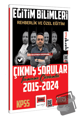 2025 KPSS Eğitim Bilimleri Rehberlik ve Özel Eğitim Tamamı Çözümlü Çık