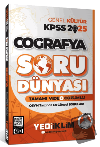 2025 KPSS Genel Kültür Coğrafya Tamamı Video Çözümlü Soru Dünyası - Ad