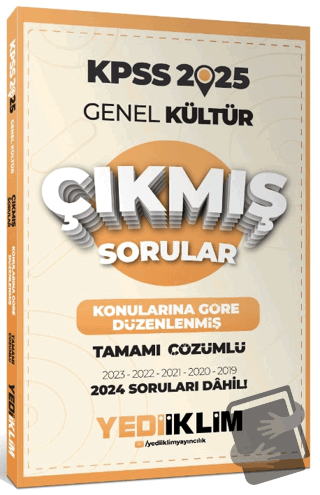 2025 KPSS Genel Kültür Konularına Göre Düzenlenmiş Tamamı Çözümlü Çıkm