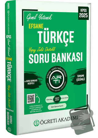 2025 KPSS Genel Yetenek Efsane Türkçe Tamamı Çözümlü Soru Bankası - Ko