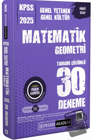 2025 KPSS Genel Yetenek Genel Kültür Matematik-Geometri Tamamı Çözümlü