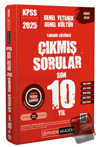 2025 KPSS Genel Yetenek Genel Kültür Tamamı Çözümlü Çıkmış Sorular Son