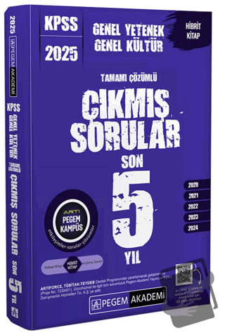 2025 KPSS Genel Yetenek Genel Kültür Tamamı Çözümlü Çıkmış Sorular Son