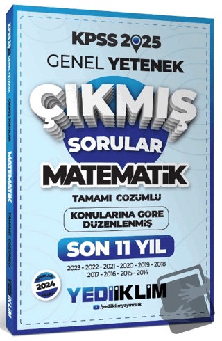 2025 KPSS Genel Yetenek Lisans Matematik Konularına Göre Tamamı Çözüml