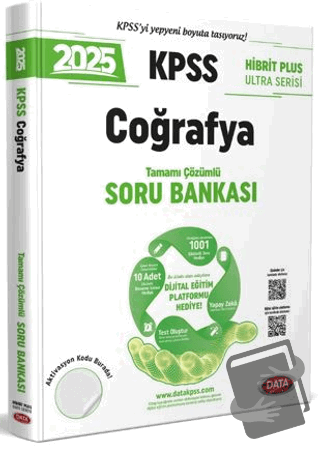 2025 KPSS Hibrit Plus Ultra Serisi Coğrafya Soru Bankası - Karekod Çöz