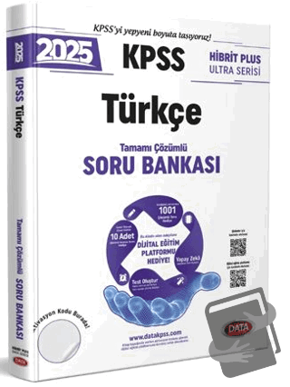 2025 KPSS Hibrit Plus Ultra Serisi Türkçe Soru Bankası - Karekod Çözüm