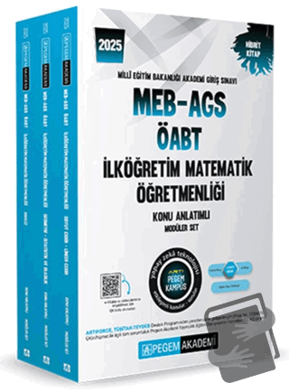 2025 KPSS ÖABT İlköğretim Matematik Öğretmenliği Konu Anlatımlı (3 Kit