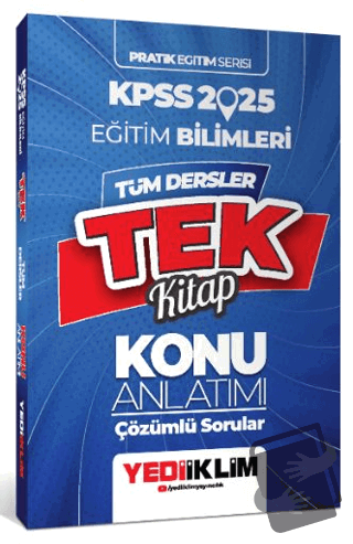 2025 KPSS Pratik Eğitim Serisi Tüm Dersler Eğitim Bilimleri Tek Kitap 