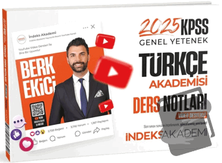 2025 KPSS Türkçe Akademisi Video Ders Notları - Berk Ekici - İndeks Ak