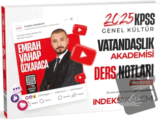 2025 KPSS Vatandaşlık Akademisi Video Ders Notları - Emrah Vahap Özkar