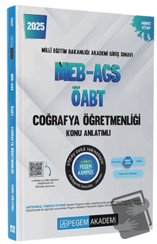 2025 MEB-AGS-ÖABT Coğrafya Öğretmenliği Konu Anlatımlı - Kollektif - P