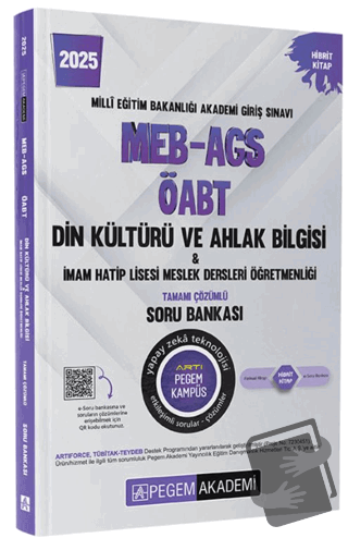 2025 MEB-AGS-ÖABT Din Kültürü ve Ahlak Bilgisi-İmam Hatip Lisesi Mes. 