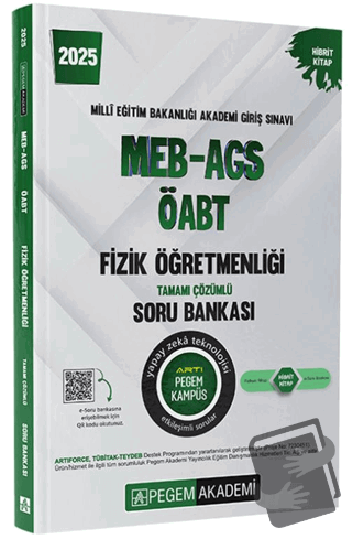 2025 MEB-AGS-ÖABT Fizik Öğretmenliği Tamamı Çözümlü Soru Bankası - Kol