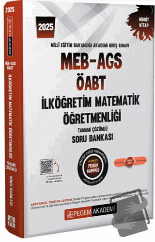 2025 MEB-AGS-ÖABT İlköğretim Matematik Öğretmenliği Tamamı Çözümlü Sor