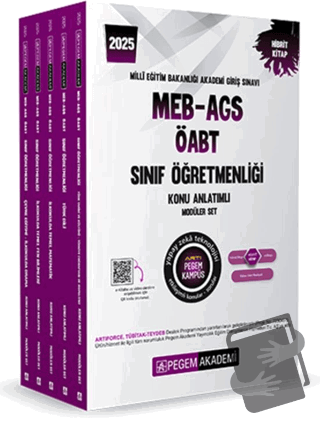 2025 MEB-AGS-ÖABT Sınıf Öğretmenliği Konu Anlatımlı Set (5 Kitap) - Ko