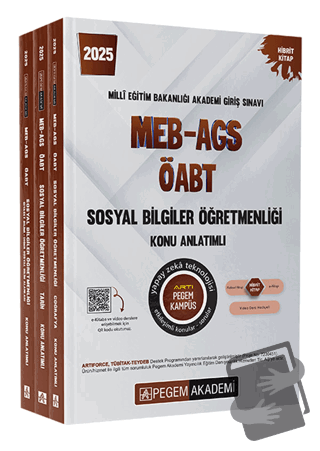 2025 MEB-AGS-ÖABT Sosyal Bilgiler Konu Anlatımlı - Kolektif - Pegem Ak