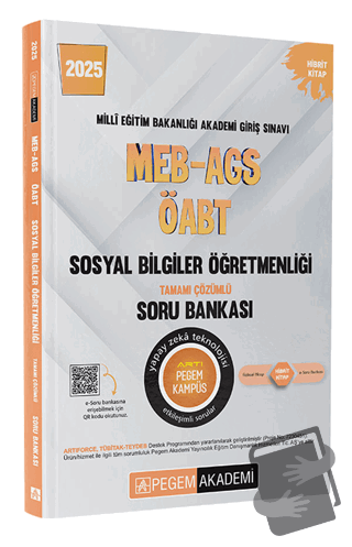 2025 MEB-AGS-ÖABT Sosyal Bilgiler Tamamı Çözümlü Soru Bankası - Kolekt