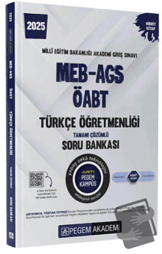 2025 MEB-AGS-ÖABT Türkçe Öğretmenliği Tamamı Çözümlü Soru Bankası - Ko