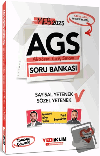 2025 MEB AGS Sayısal Yetenek - Sözel Yetenek Tamamı Çözümlü Soru Banka