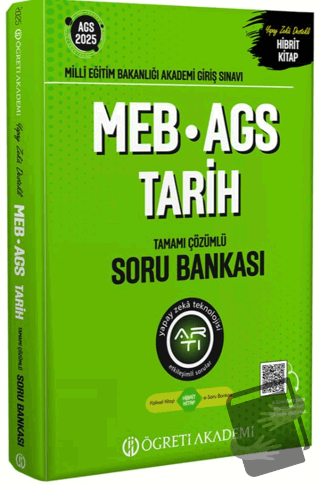 2025 MEB-AGS Tarih Tamamı Çözümlü Soru Bankası - Kollektif - Öğreti Ak