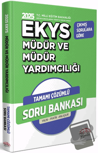 2025 MEB EKYS Müdür ve Müdür Yardımcılığı Çözümlü Soru Bankası - Kolek