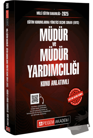 2025 Milli Eğitim Bakanlığı (EKYS) Müdür Ve Müdür Yardımcılığı Konu An