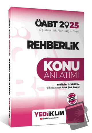 2025 ÖABT Rehberlik Konu Anlatımı - Kolektif - Yediiklim Yayınları - F