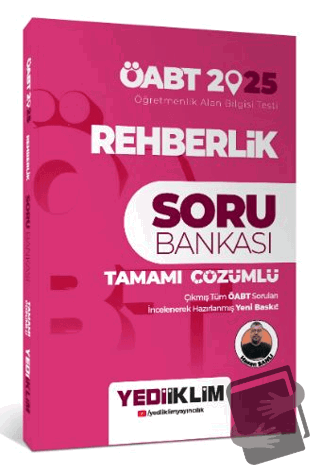 2025 ÖABT Rehberlik Tamamı Çözümlü Soru Bankası - Hasan Sanlı - Yediik