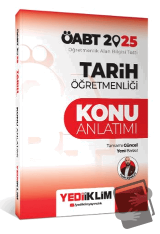 2025 ÖABT Tarih Öğretmenliği Konu Anlatımı - Yasin Korkut - Yediiklim 