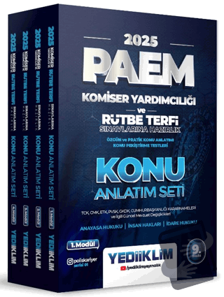 2025 PAEM Komiser Yardımcılığı ve Rütbe Terfi Sınavlarına Hazırlık TCK