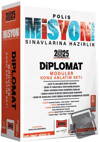 2025 Polis Misyon Sınavlarına Hazırlık Diplomat Serisi Diplomat Modüle