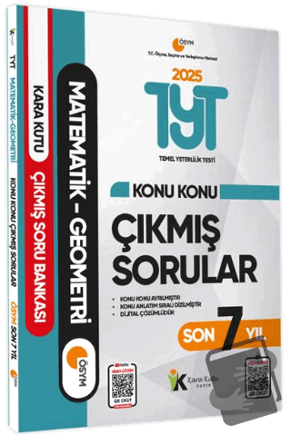 2025 TYT Matematik - Geometri Son 7 Yıl Çıkmış Sorular - Kolektif - Ka