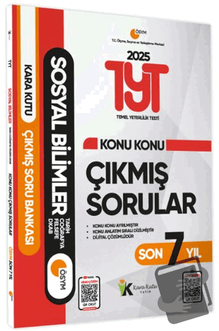 2025 TYT Sosyal Bilimler Son 7 Yıl Çıkmış Sorular - Kolektif - Karakut