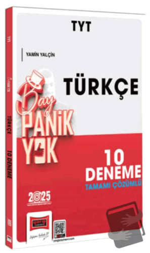 2025 TYT Tamamı Çözümlü Panik Yok Türkçe 10 Deneme - Yamin Yalçın - Ya