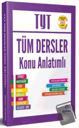 2025 TYT Tüm Dersler Konu Anlatımlı - Kolektif - Kurul Yayıncılık - Fi