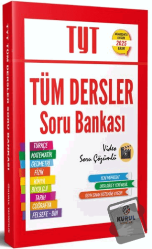 2025 TYT Tüm Dersler Soru Bankası - Kolektif - Kurul Yayıncılık - Fiya