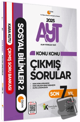 2025 YKS-AYT Sosyal Bilimler 2 Son 7 Yıl Çıkmış Sorular - Kolektif - K