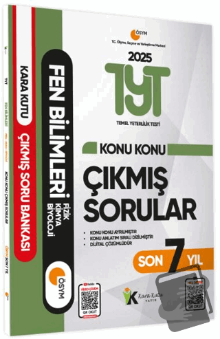 2025 YKS-TYT FEN Bilimleri Son 7 Yıl Çıkmış Sorular - Kolektif - Karak