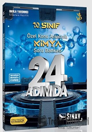 24 Adımda 10. Sınıf Özel Konu Anlatımlı Kimya Soru Bankası, Kolektif, 