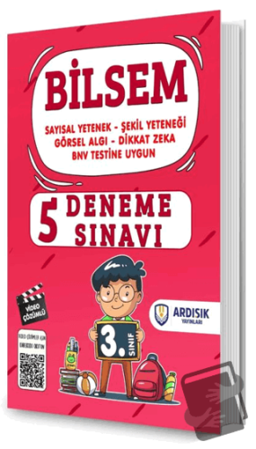 3. Sınıf 5’li Bilsem Deneme Sınavı Tamamı Video Çözümlü - Kollektif - 