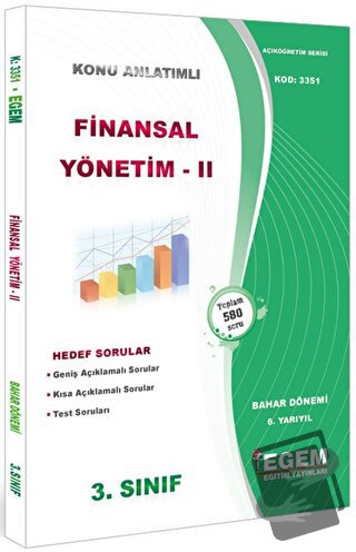 3. Sınıf 6. Yarıyıl Konu Anlatımlı Finansal Yönetim 2 - Kod 3351, Kole