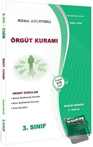 3. Sınıf 6. Yarıyıl Konu Anlatımlı Örgüt Kuramı - Kod 3356, Kolektif, 