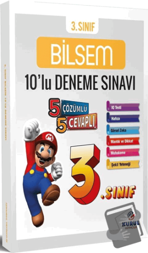 3. Sınıf Bilsem 10 lu Deneme Sınavı - Kolektif - Kurul Yayıncılık - Fi