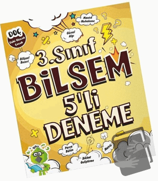 3. Sınıf Bilsem 5'li Deneme - Kolektif - Dahi Olacak Çocuk Yayınları -