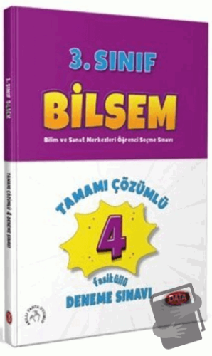 3. Sınıf Bilsem Tamamı Çözümlü 4 fasikül Deneme Sınavı - Kolektif - Da