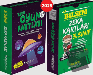 3. sınıf Bilsem Zeka Kartları / 8-9 Yaş Zeka Oyun Kartları - Kolektif 